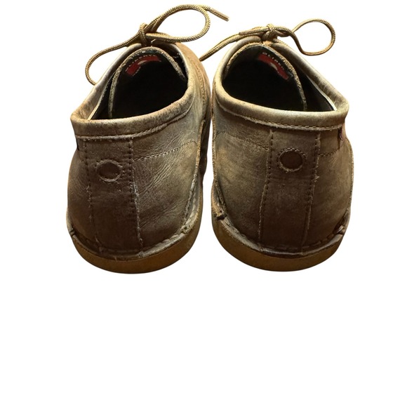 Oliberte Shoes Mens Size 11‎ Leather Lace Up Chukka Crepe Sole Casual Comfort - Picture 8 of 13